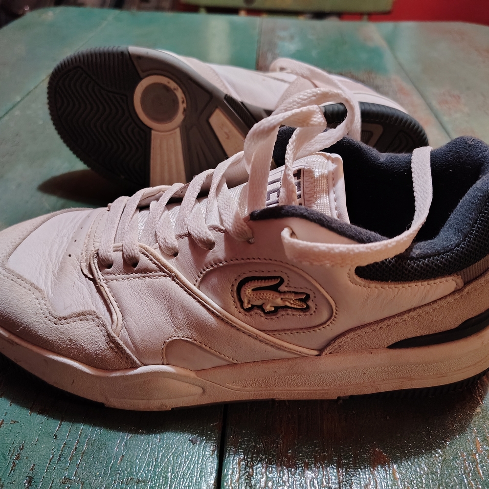 Lacoste White and Black Women's Sneakers